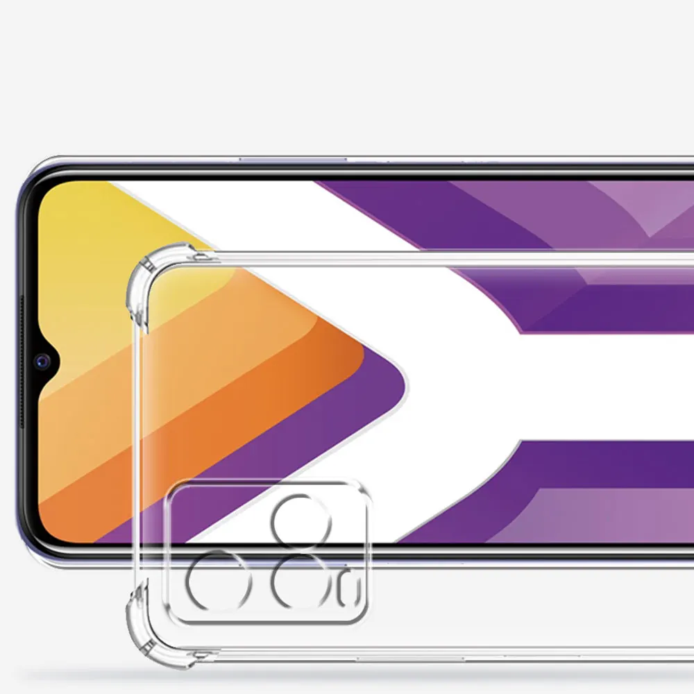 Coque de téléphone pour VIVO Y33s, Silicone, souple, antichoc, transparente