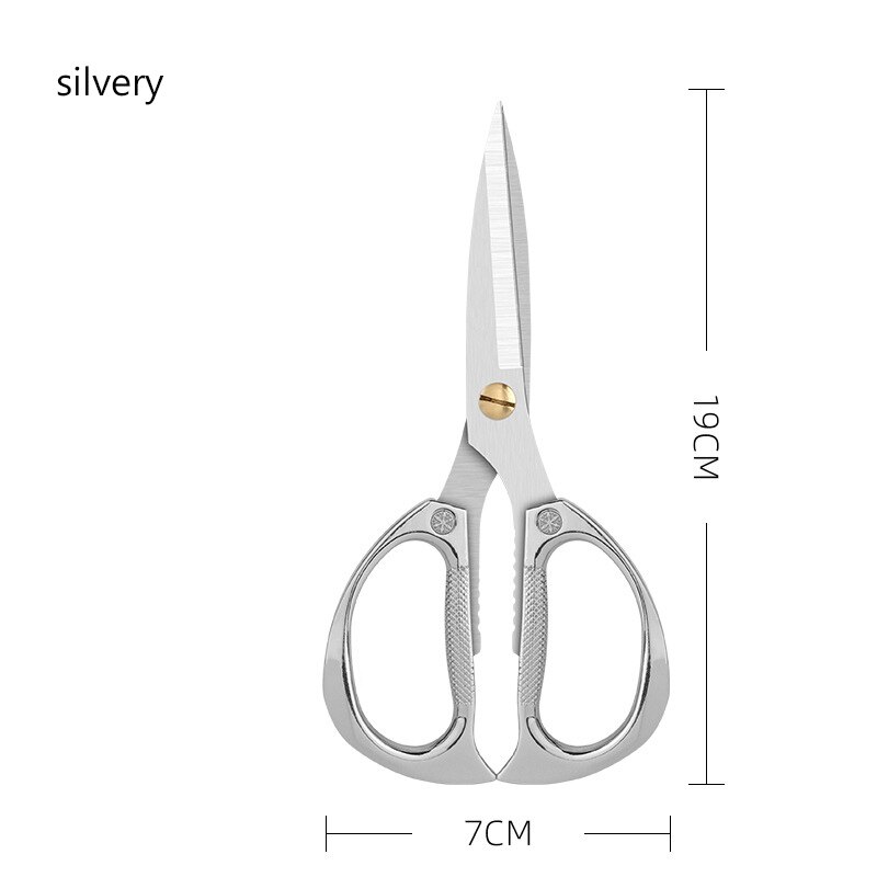 Multifunktionale edelstahl schere haushalt küche alle legierung schere geeignet für huhn, fisch und gemüse: silvery