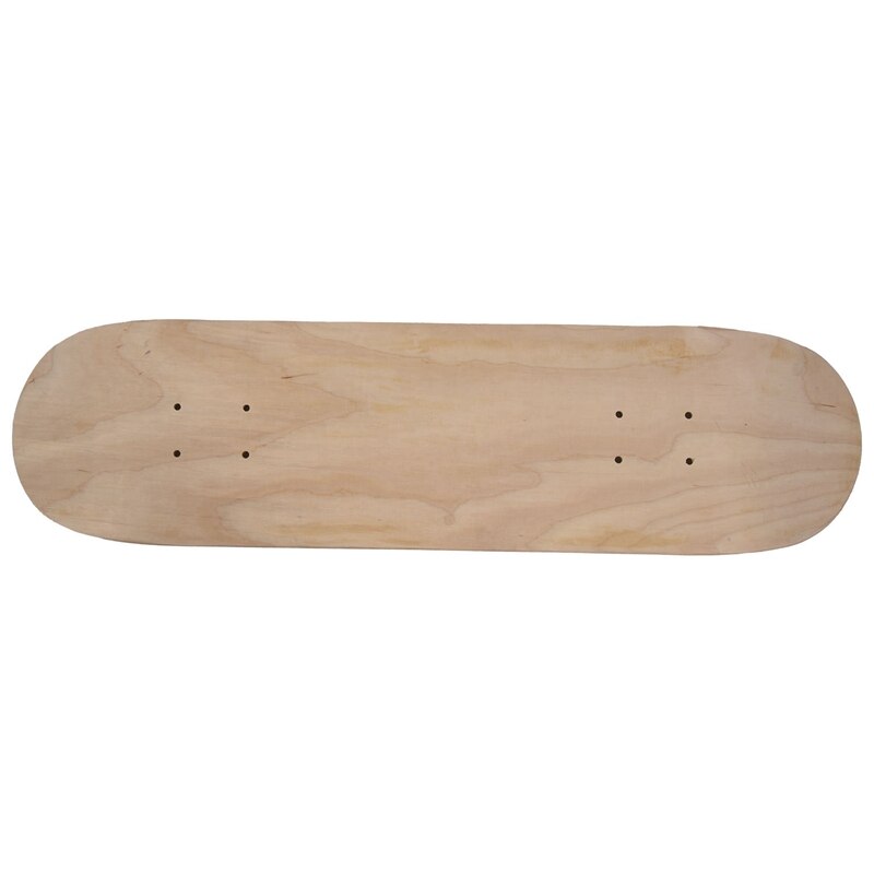8Inch 8-Layer Maple Blank Double Concave Skateboards Natural Skate Deck Board Skateboards Deck Wood Maple: Default Title