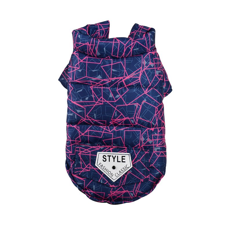 Waterdichte Hond Puppy Vest Jas Chihuahua Kleding Warme Winter Hond Kleding Jas Voor Kleine Medium Grote Honden: Rood / L