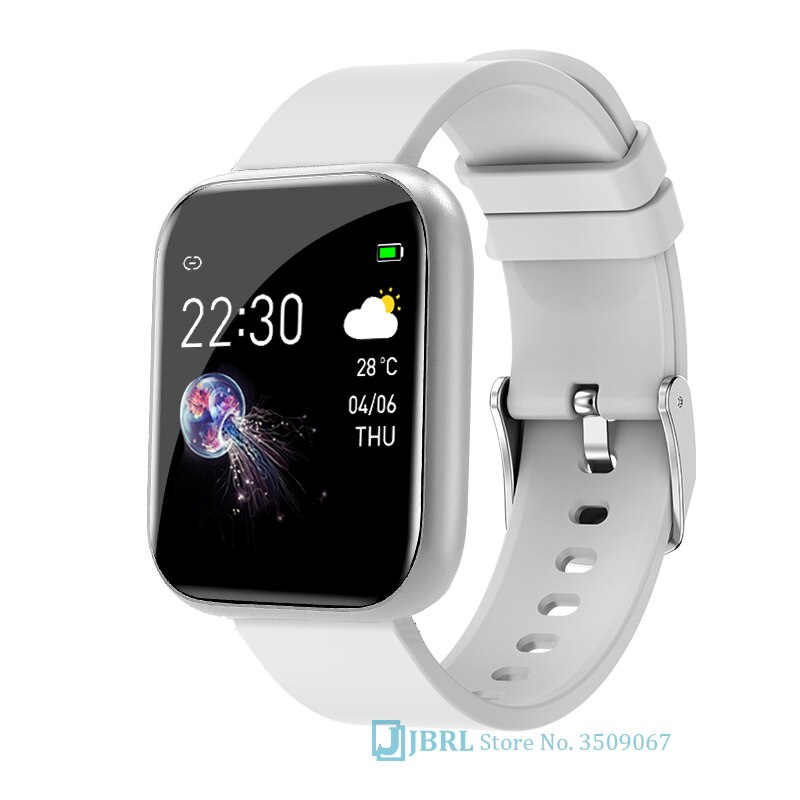 Full Touch Horloge Kinderen Kids Horloges Voor Meisjes Jongens Polshorloge Kind Bluetooth Klok Studenten Elektronische Digitale Horloge: white