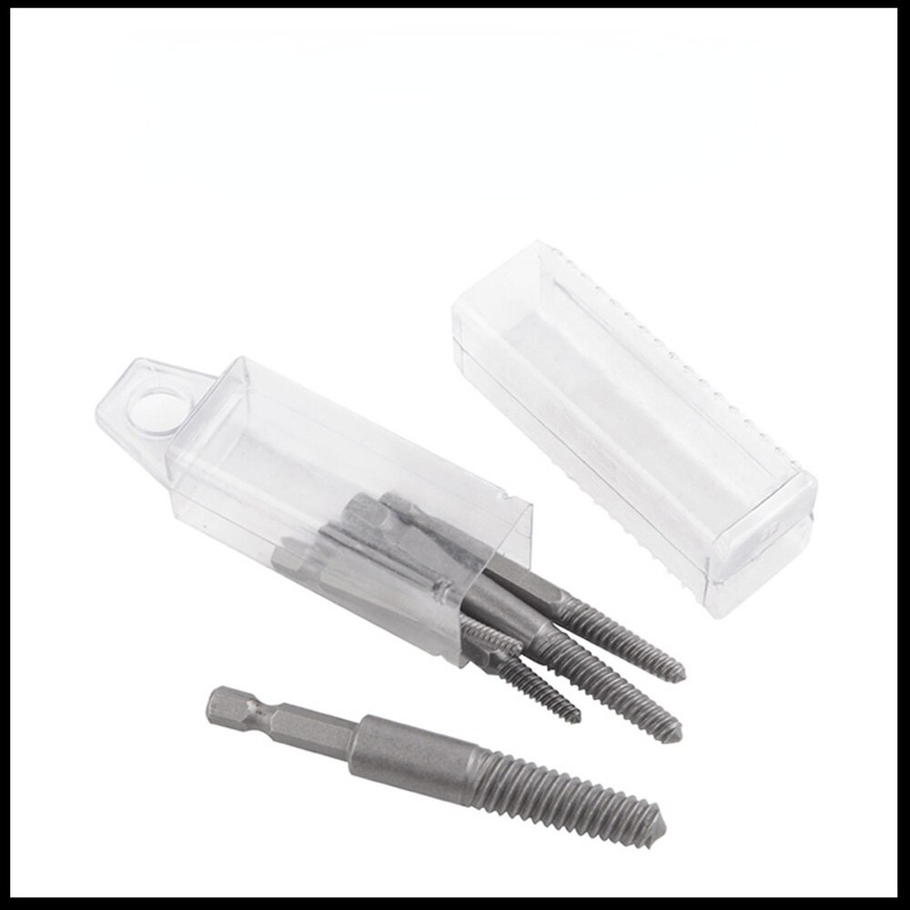 5Pcs/Set Damaged Screw Extractor Drill Bit Set Stripped Broken Screw Bolt Remover Extractor Easily Take Out Demolition Tools