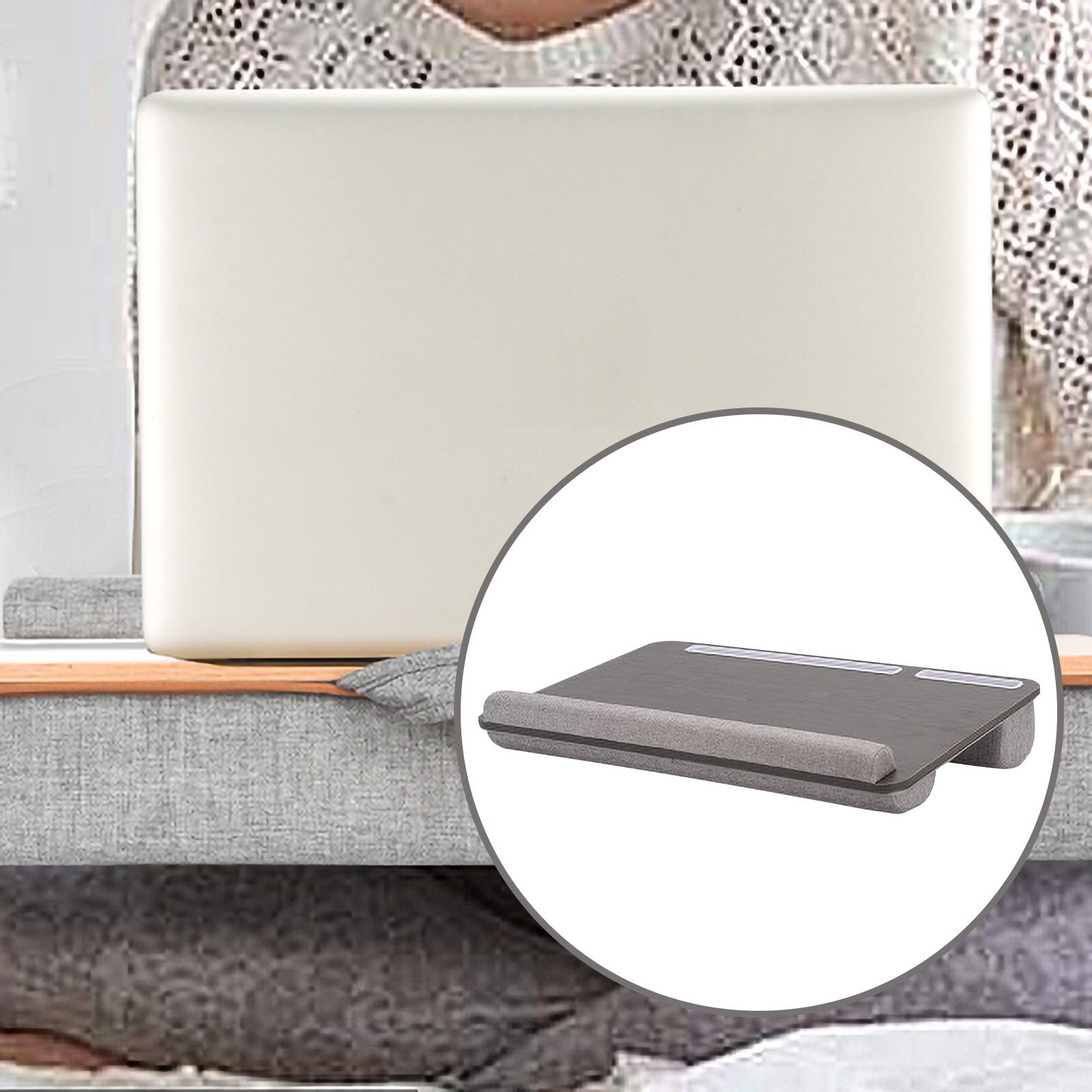 40 # tablet mesa cama almofada no joelho colo acessível computador leitura mesa de escrita tablet bandeja suporte de copo portátil travesseiro escritório