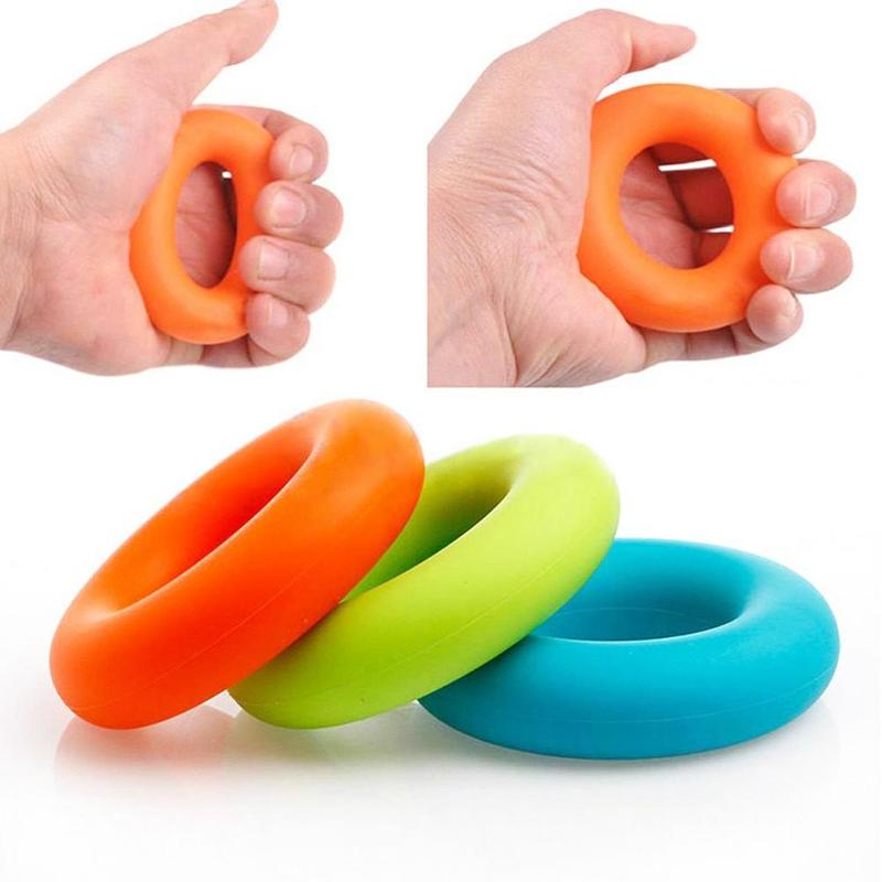 Silicone Grip Ring Grip Finger Force Trainer Hand-muscle Developer Silicone Grip Ring