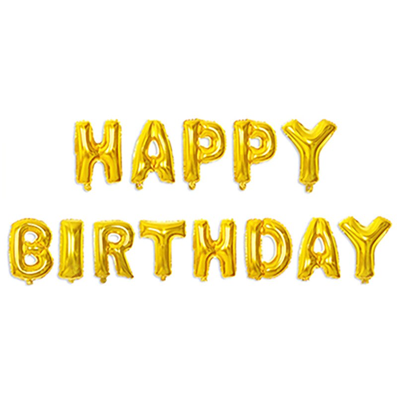 16-inch Geburtstag Paket Ballon Englisch Brief Set Aluminium Ballon geburtstag luftballons geburtstag party dekorationen erwachsene: A8A7