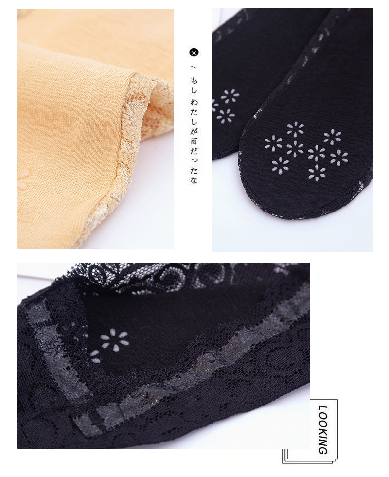 Lot de 10 chaussettes en dentelle pour femmes, lot de chaussettes d&#39;été solides, coupe basse, sans spectacle, en coton, décontractées, fines et invisibles
