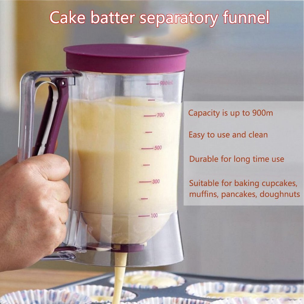 Aankomst Populaire Diy Tool 900Ml Cupcake Pancake Batter Dispenser Muffin Helper Mix Gebak Jug Bakken Familie Essentieel