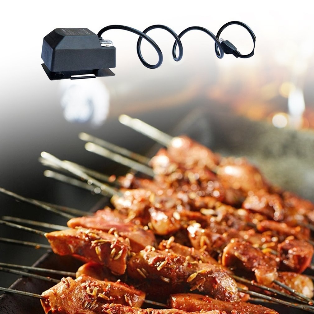 Stainless Steel Grill Rotisserie Water Proof Electric Grill Special Motor Outdoor Barbecue Equipment Barbecue Accessories