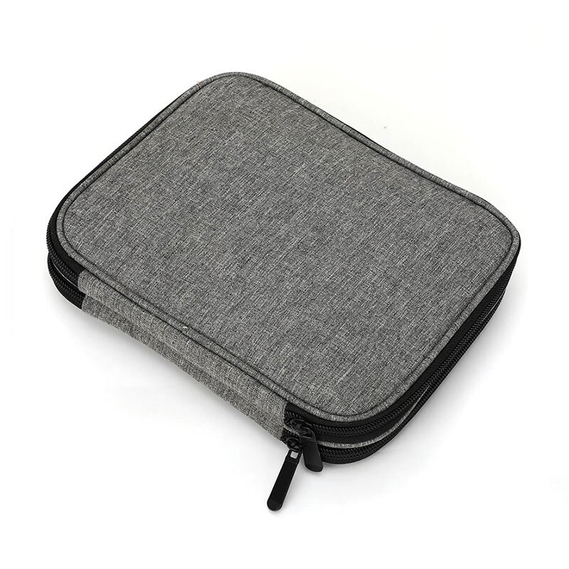 1 Pc Haak Opbergtas Met Rits Multi Kleuren Breien Accessoire Organizer Haak Haak Houder Hand Craft Naaien Naald Zak: grey