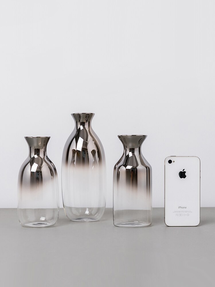 Vase de mariage en verre, accessoires de maison, Terrarium moderne, récipients à fleurs, pour décoration de salon