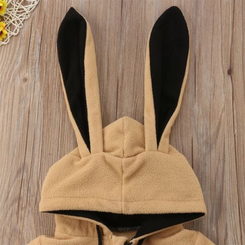 Arrivels Easter Infant Baby Newborn Winter 3D Rabbit Jumpsuit Romper Plush Warm Down Boys Girls Clothes