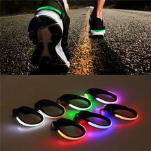 LED Lichtgevende Schoen Clip Licht Outdoor Running fietsen Fiets RGB Verlichting Veiligheid Night Waarschuw lamp Gloeiende zapato ciclismo