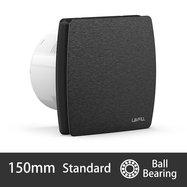 4" 6" 100mm 150mm Kitchen Bathroom Toilet Wall Axial Decorative Extractor Ventilation Fan 230V: LFWW-13Q-4B (150mm)