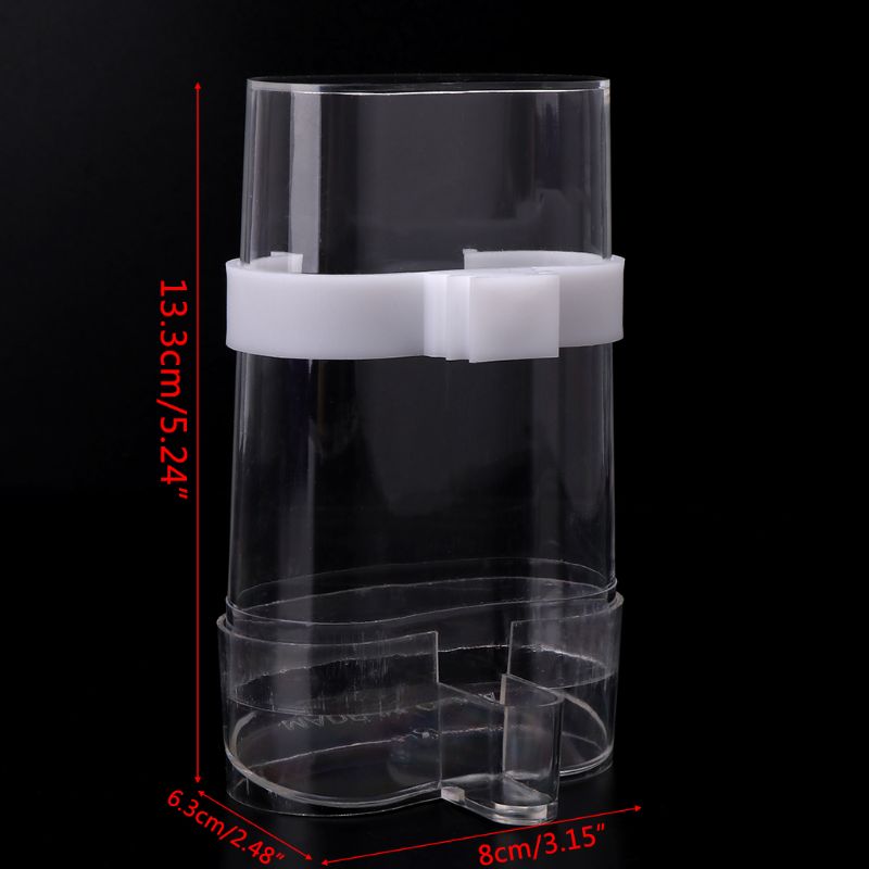 Ootdty 2 stk fugle foderautomat drikkevandsautomat fjerkrævander drikkefoderbeholdere vandkopboks til kæledyr