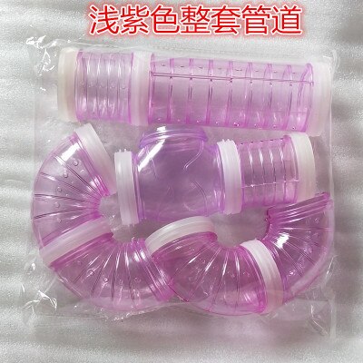 Hamster Toy Maze DIY Remodeled Cage External Tubes Tunnel Set Sports U Pipe Hamster Accessories Pipeline Chinchillas Supplies