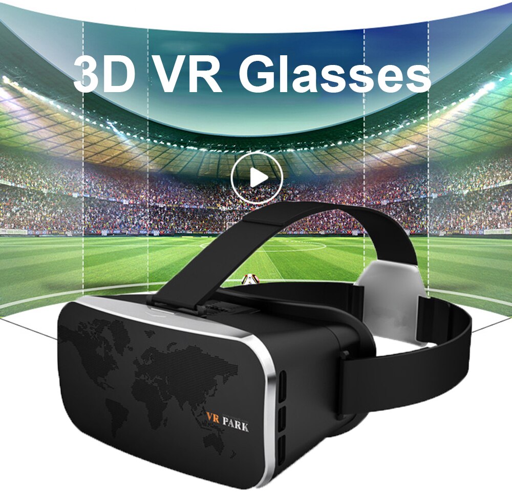 VR PARK 3D VR Glasses Wide-Angle Full Screen Virtual Reality For Smartphone Android IOS Goggles Len With Bluetooth control