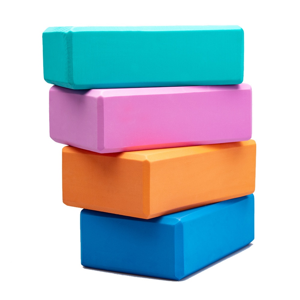 EVA Yogablock Schaumstoffziegel - 23x15x7.8cm - 2er Set - Leicht & Langlebig für Yoga, Pilates, Dehnen