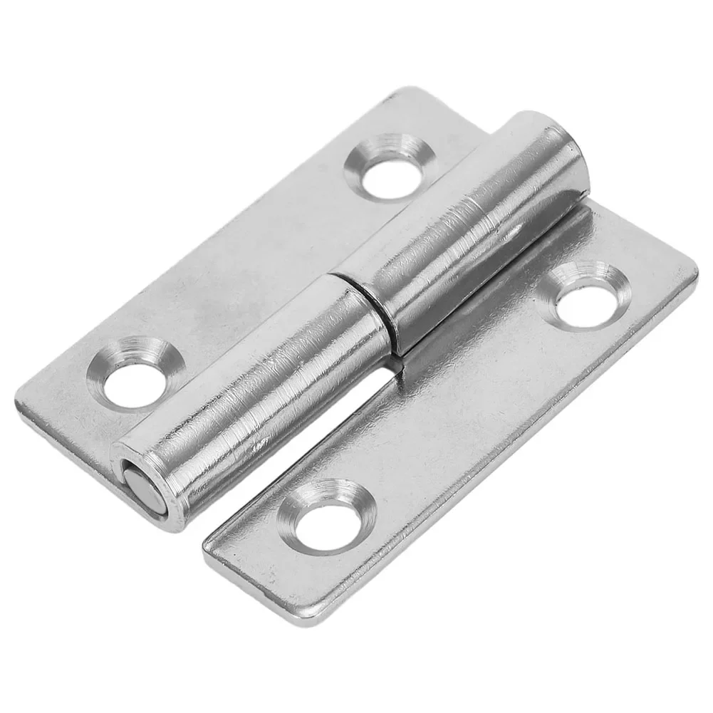1Pc Cabinet Door Removable Hinge Detachable Hinge Slip Joint 40*30*1.5mm Stainless Steel For Household Improvement Home Decor