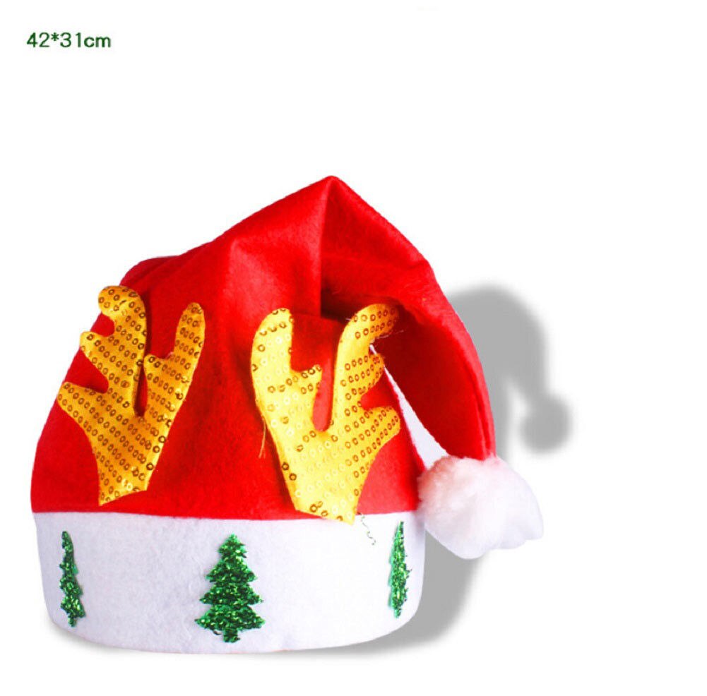Christmas Hats 9 Types Santa Claus Hat Chrismas Xmas Adults Kids Unisex