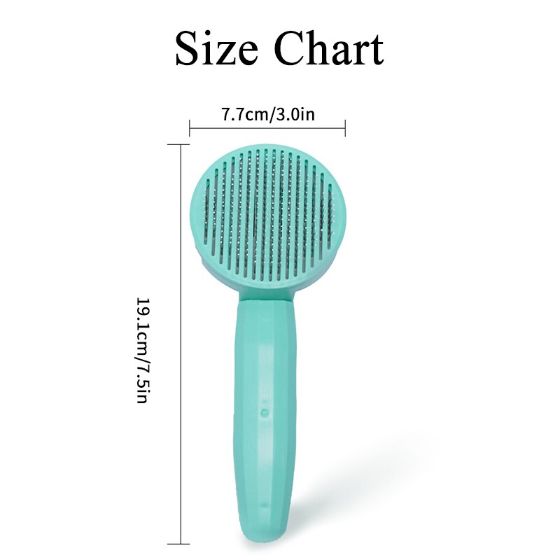 Huisdier Kat Borstel Katten Kam Haar Verwijdert Hond Kammen Katten Grooming Tool Zelfreinigende Slicker Borstel Voor Honden Pet levert