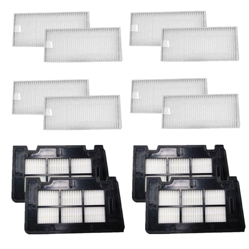 Filtro HEPA para Cecotec Conga 5090 6090 7090 Robot aspirador, cepillo de rodillo, cepillos laterales, piezas de repuesto para mopa: 10