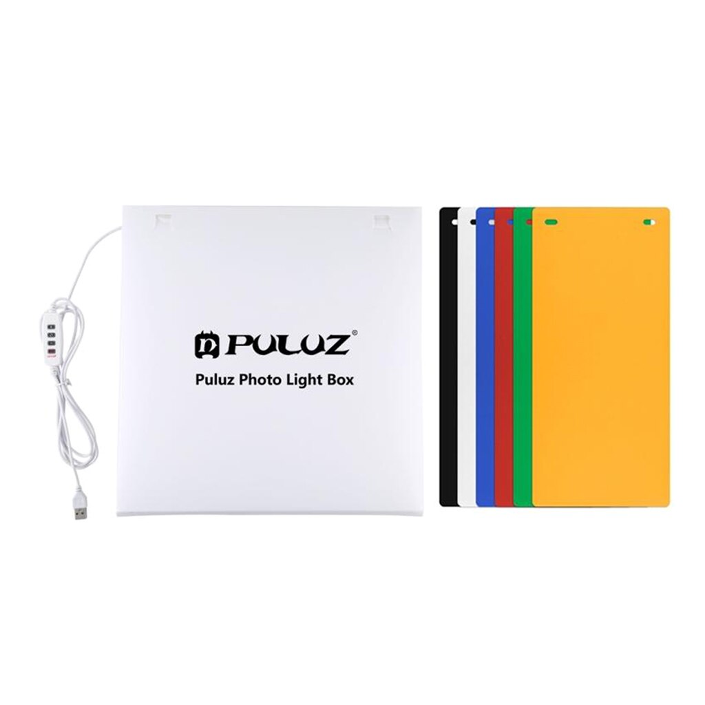 Lightbox Folding Portable Photo Studio Box Photography Tent W/6 Backdrops