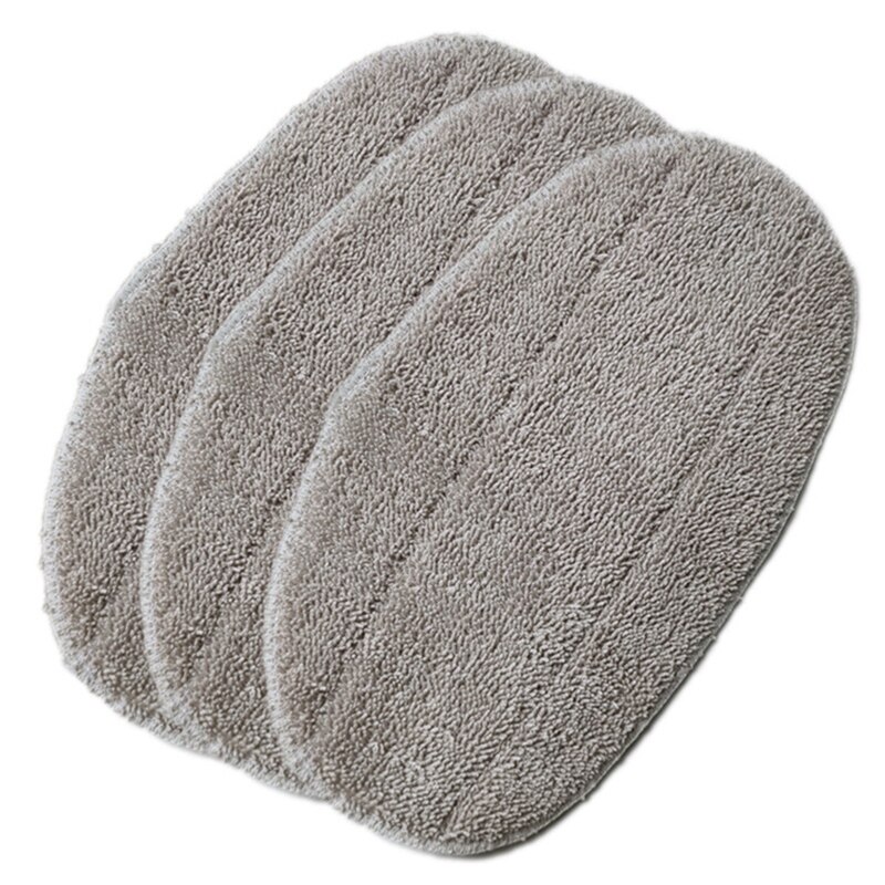 Dampmoppduk mikrofiber mopphode tilbehør mopp erstatningsklut til leifheit ren tenso dampmopp , 6 stk