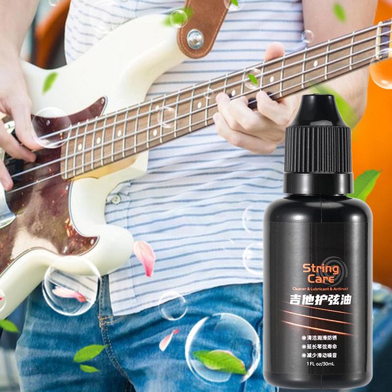 Gitarren-Griffbrett-Schmieröl, Saiten- und Griffbrettschmierung, Gitarrensaitenreiniger und Schmiermittel für Gitarre, Bass, Viola