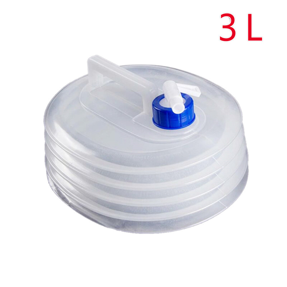 3l sammenklappelig bil camping spand udendørs camping håndtag sammenklappelig spand flaske container