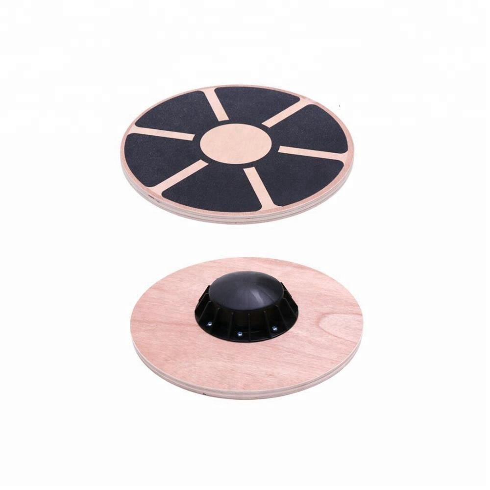 Exercise Twist Board Wooden Balance Board Home Gym Equipment Wobble Rotation Waist Twisting Sport Fitness Disc Plate Non-skid