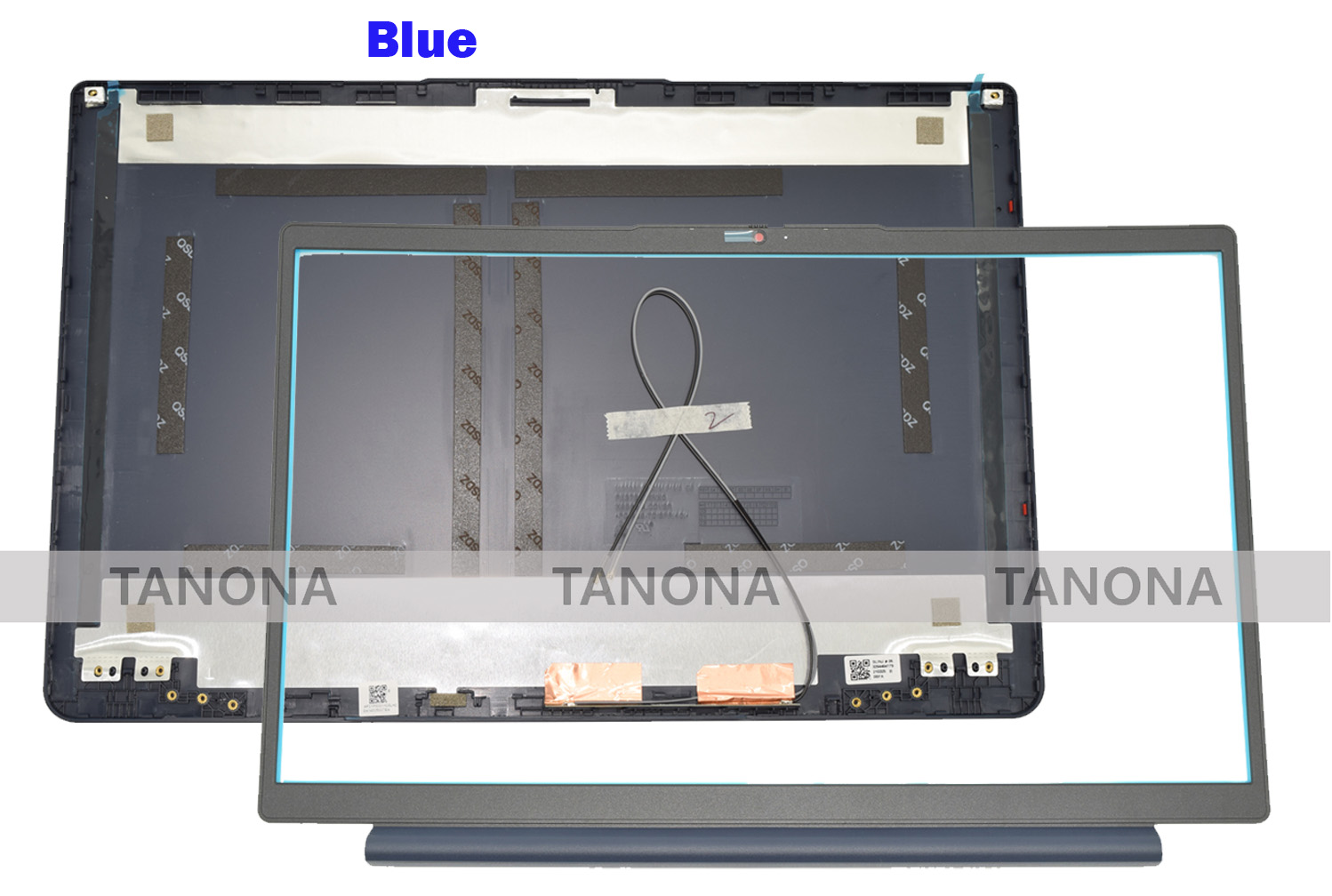 Original 5 cb 1 b 60414 5 cb 1 b 60415 för lenovo ideapad 3-15 itl 6 3-15 ada 6 3-15 alc 6 3 15 iau 7 3 15 aba 7 lcd-bakstycke bakre lock lcd-ram: Grå