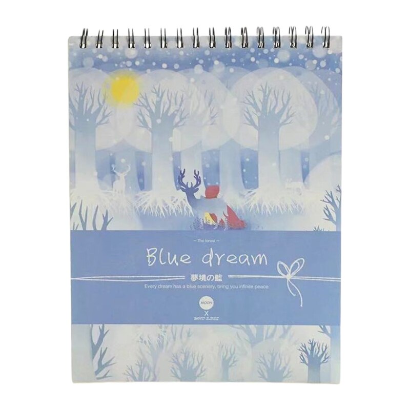 50 Vellen A4 Papier Aquarel Schets Boek Notepad Voor Schilderij Tekening Dagboek Dagboek Notebook Schetsboek Met Spiraal Draad