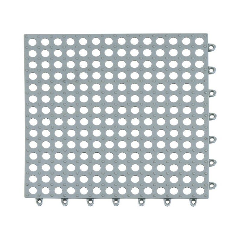 1pc 30x30cm Badkamer Accessoires Sets Tapijt Douche Mat antislip Badmat Badkamer Vierkante PVC mat voor Thuis Keuken Vloermatten: Light Grey