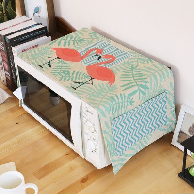 Microwave Oven Cover Fabric Dust Cover Oven Cover Towel microwave cover kitchen aid mixer: 6