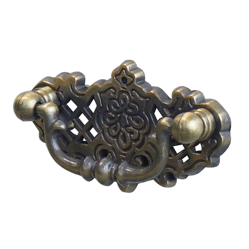 10 -pack vintage köksskåp dra möbler dra lådhandtag sovrum byrå knoppar antikt brons