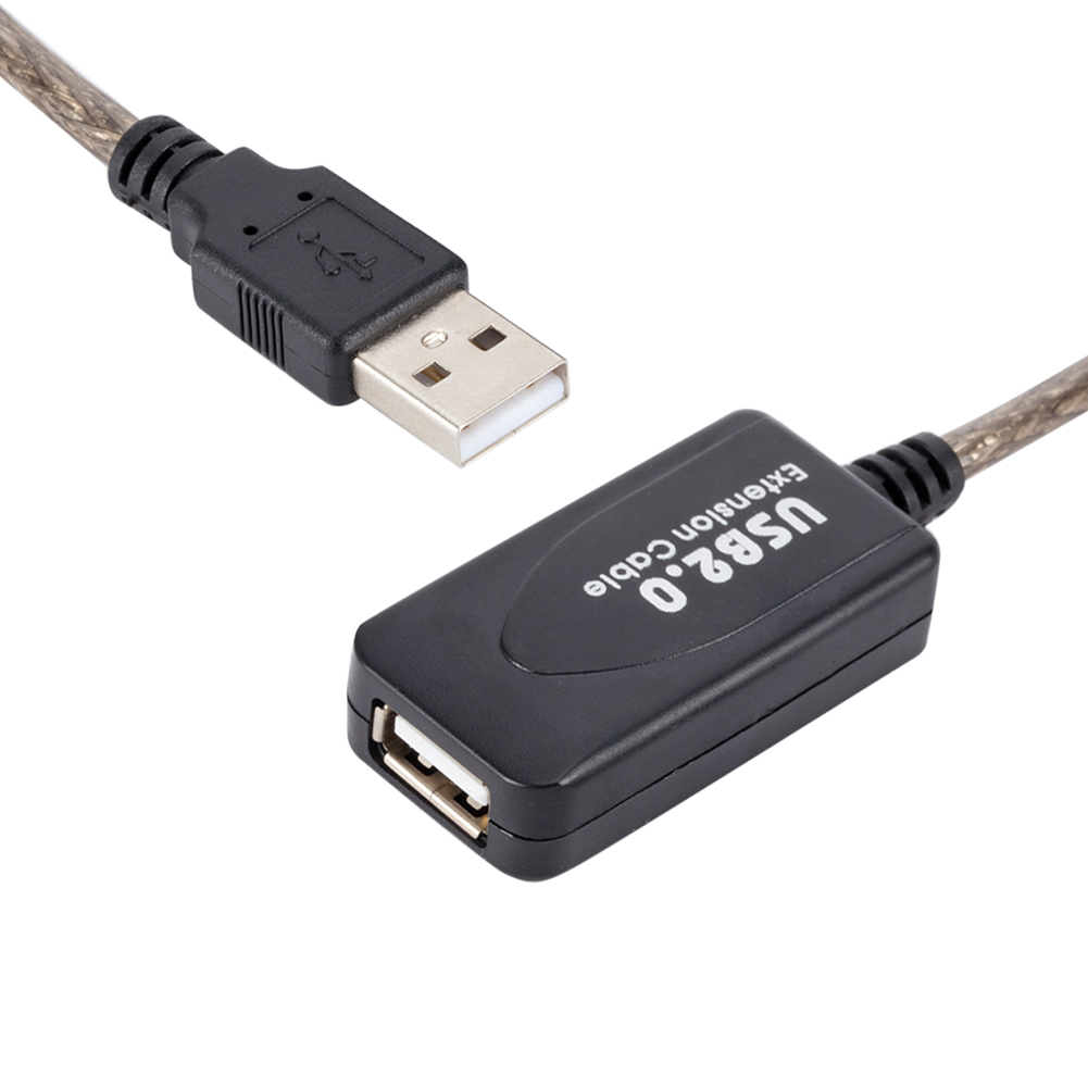 10m USB2.0 Male to Female Repeater Cable Extender Cord Extension Active USB 2.0 for Desktop Computer Printer
