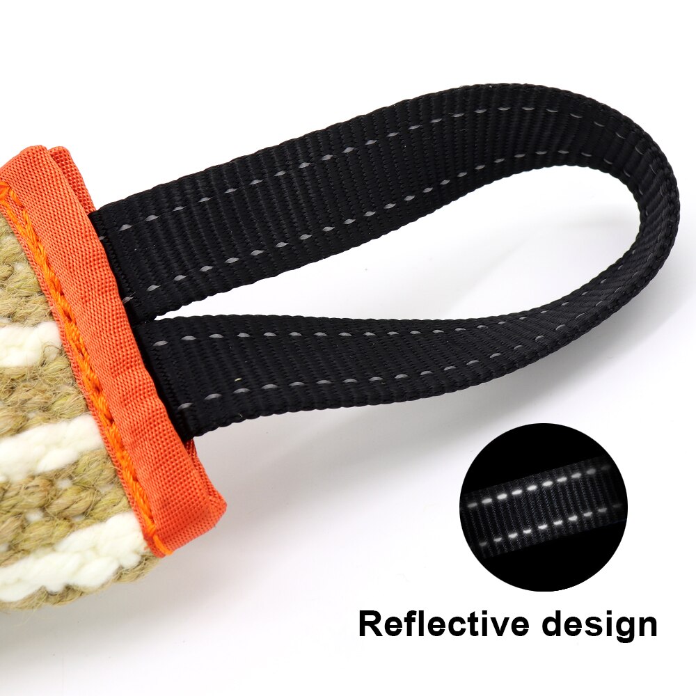 Durable Dog Bite Tug Toy With 2 Handles Interactive Pet Chewing Toy For Puppy Training Malinois German Shepherd Rottweiler