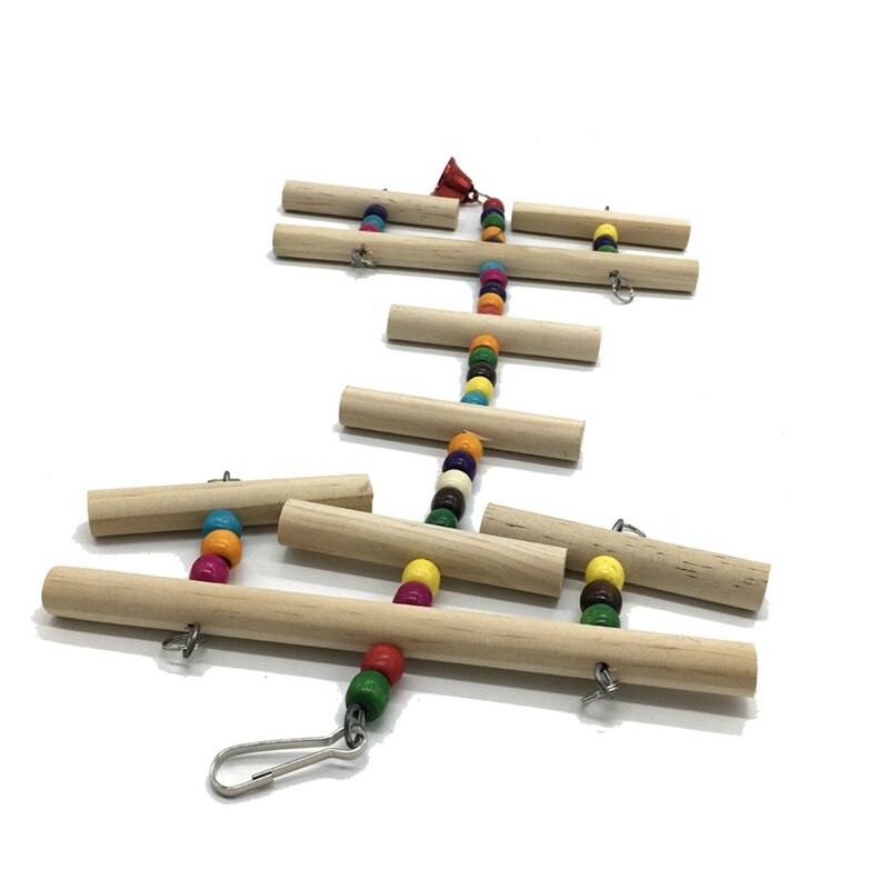 Houten Speelgoed Papegaai Speelgoed Slang Speelgoed Opknoping String Opknoping String/Kleur Kralen Ronde Houten String Creatieve Vogel Speelgoed
