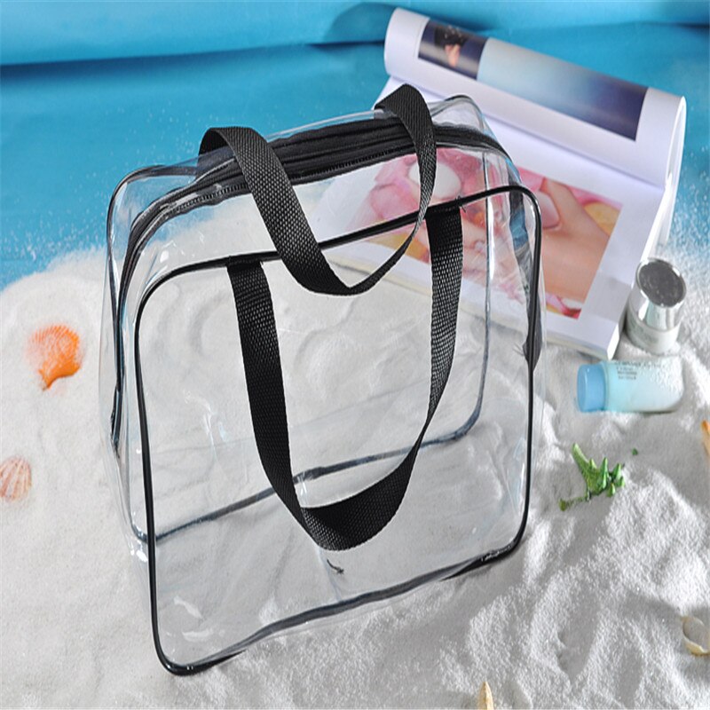 Travel Organizer Clear Makeup Bag Transparent PVC Beautician Cosmetic Bag Beauty Case Toiletry Bag Make Up Pouch Wash Pouch