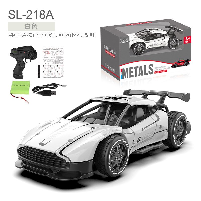 SuLong RC Car Merc SL200 Series 1:24 2.4G RWD Alloy Shell Electric Drift On-Road Controled Machine Vehicles Children Kids: 218A White