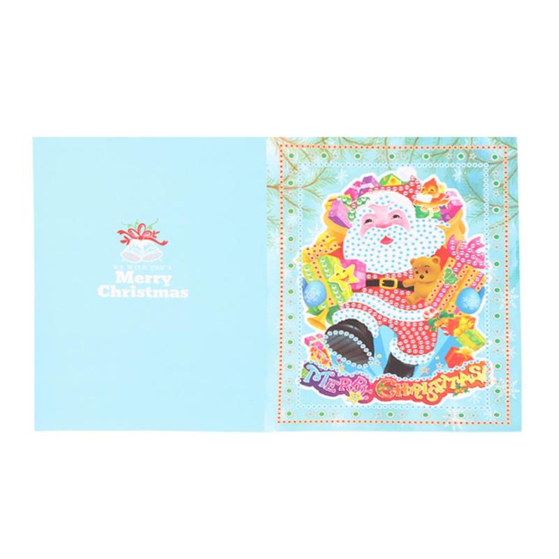 5D DIY Diamond Painting Christmas Greeting Cards full round Xmas Greeting Card Diamond Painting Christmas Cards: Christmas C