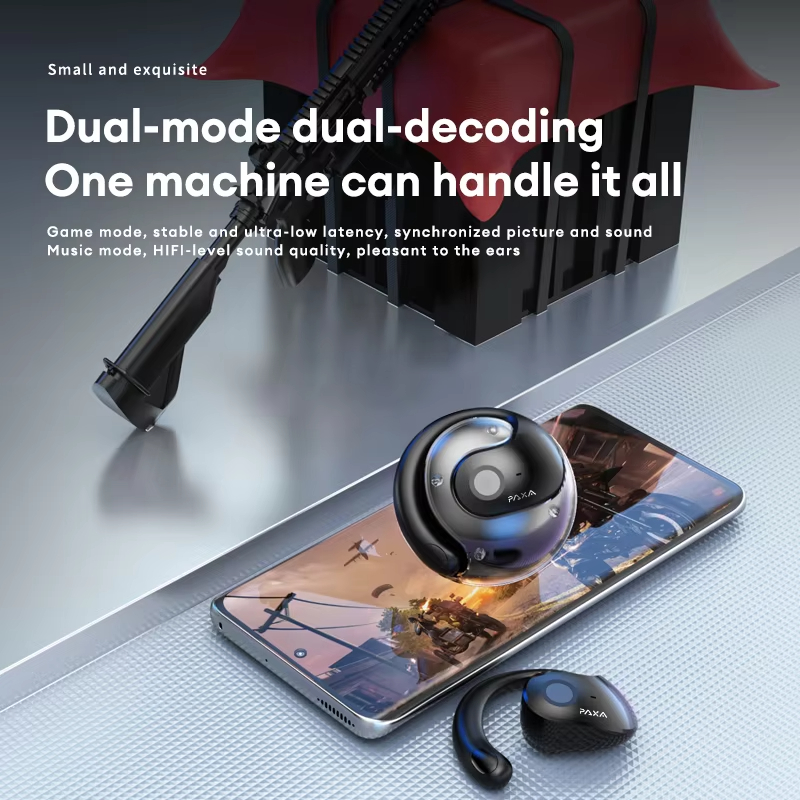 PAXA X15 PRO Draadloze Bluetooth-oortelefoon 5.4 Hi-Fi HD Oproep Stereo Headset IPX5 Sport Game Muziek Hangende oortelefoon Microfoon