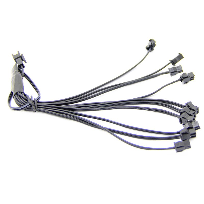 splitter, Y connectors, for el wire, el panel and el tape: 1M with 10 FM
