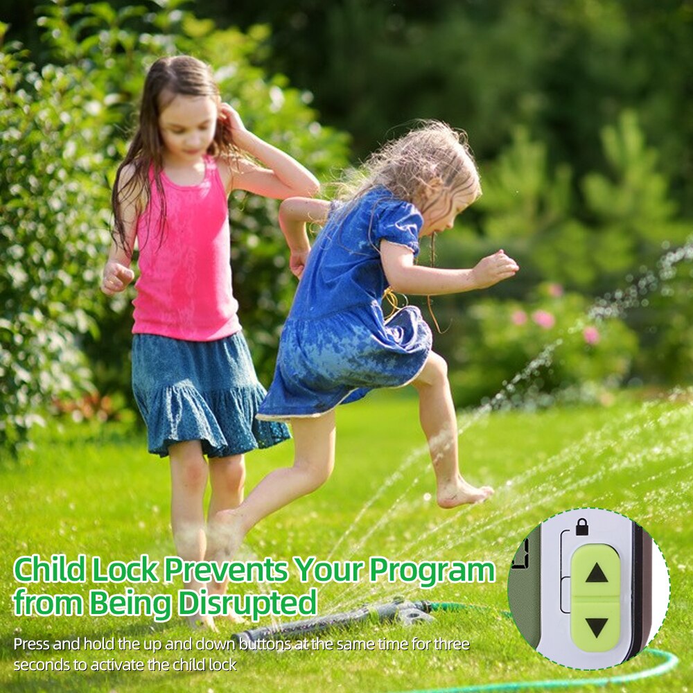 Garden Automatic Irrigation Water Timer With Rain Sensor Outdoor 3 Separate Irrigation Programs Irrigation Control System