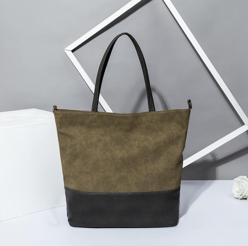 Neue stil umhängetasche Europäischen und Amerikanischen frauen tasche große kapazität tragbaren Trage Tasche: Grün