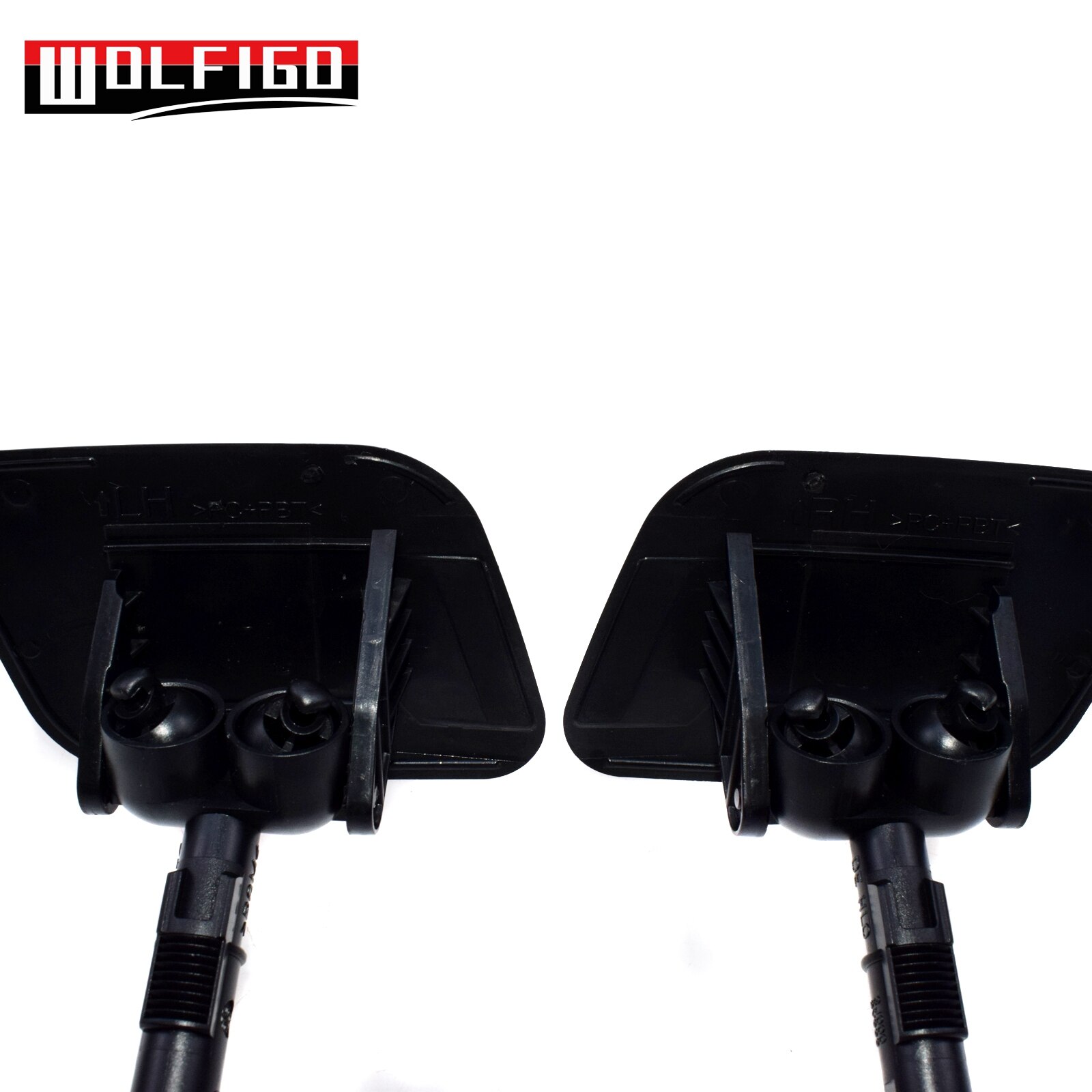 Wolfigo 1 pc/ 2 stuks links rechts zwarte motorkapsproeier voor hyundai  ix55 veracruz 2007 98680-3 j 000,98690-3 j 000