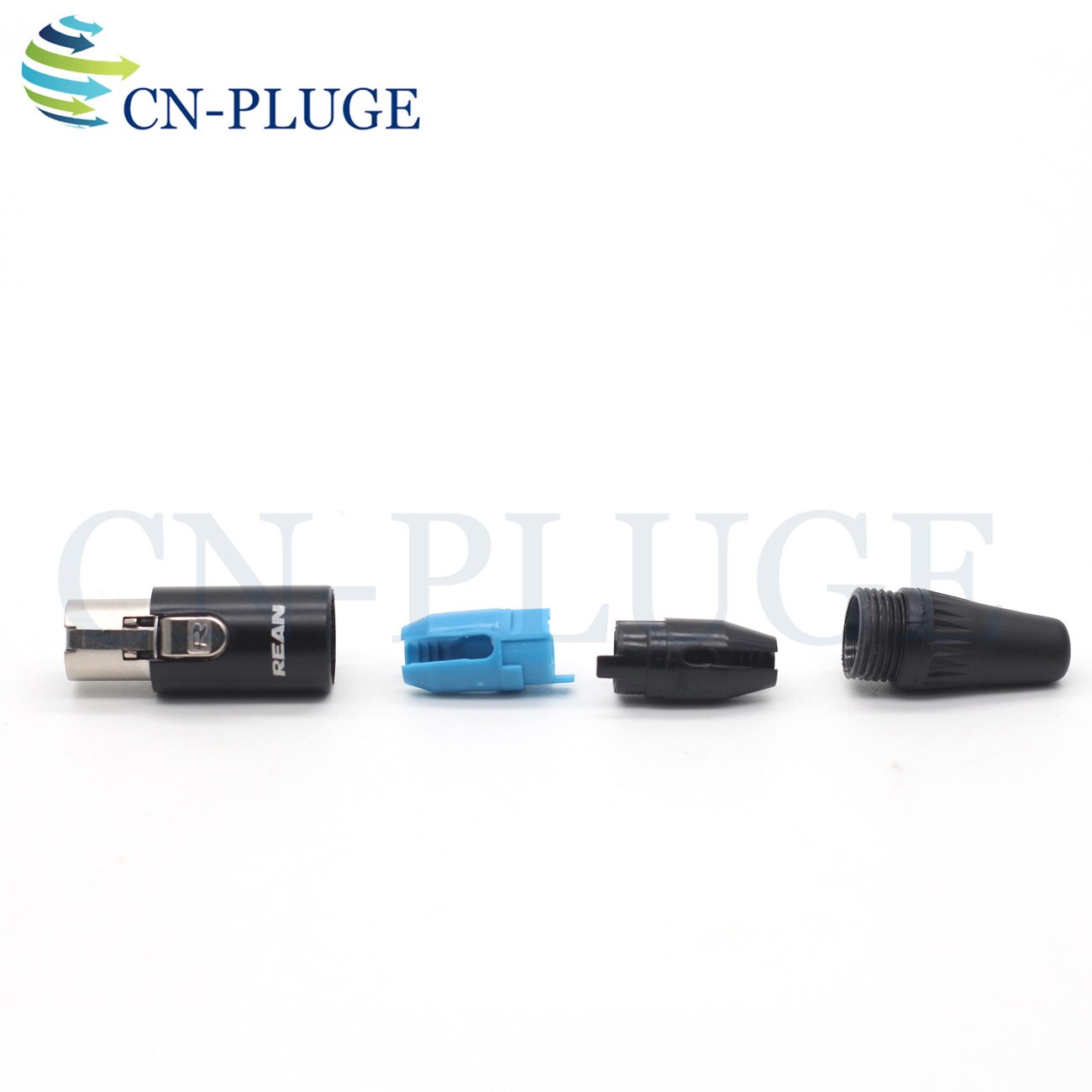 TA5F mini xlr 5 pin Little Lock Connector, Mini XLR Connector, 5-pin female monitor power plug, 833 power plug