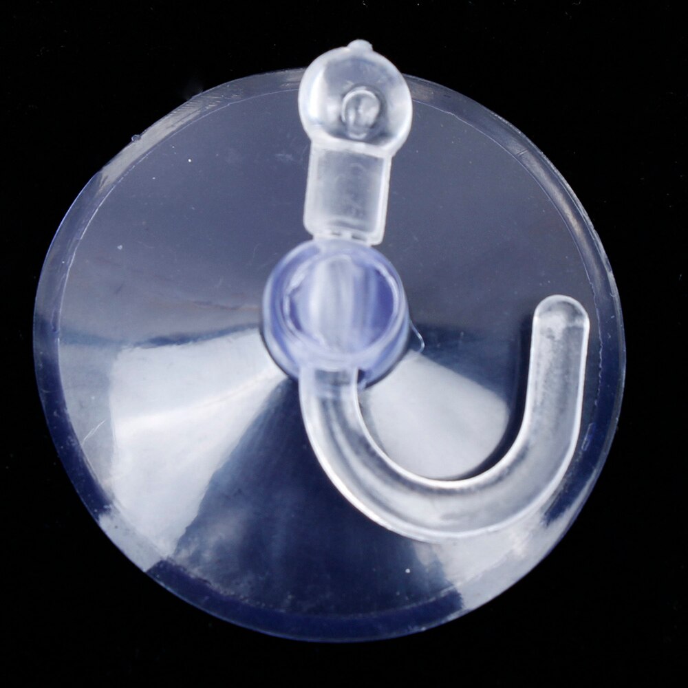 5 pièces/ensemble Transparent 100% caoutchouc verre fenêtre mur crochets cintre forte ventouse ventouses cuisine salle de bain pour petites marchandises