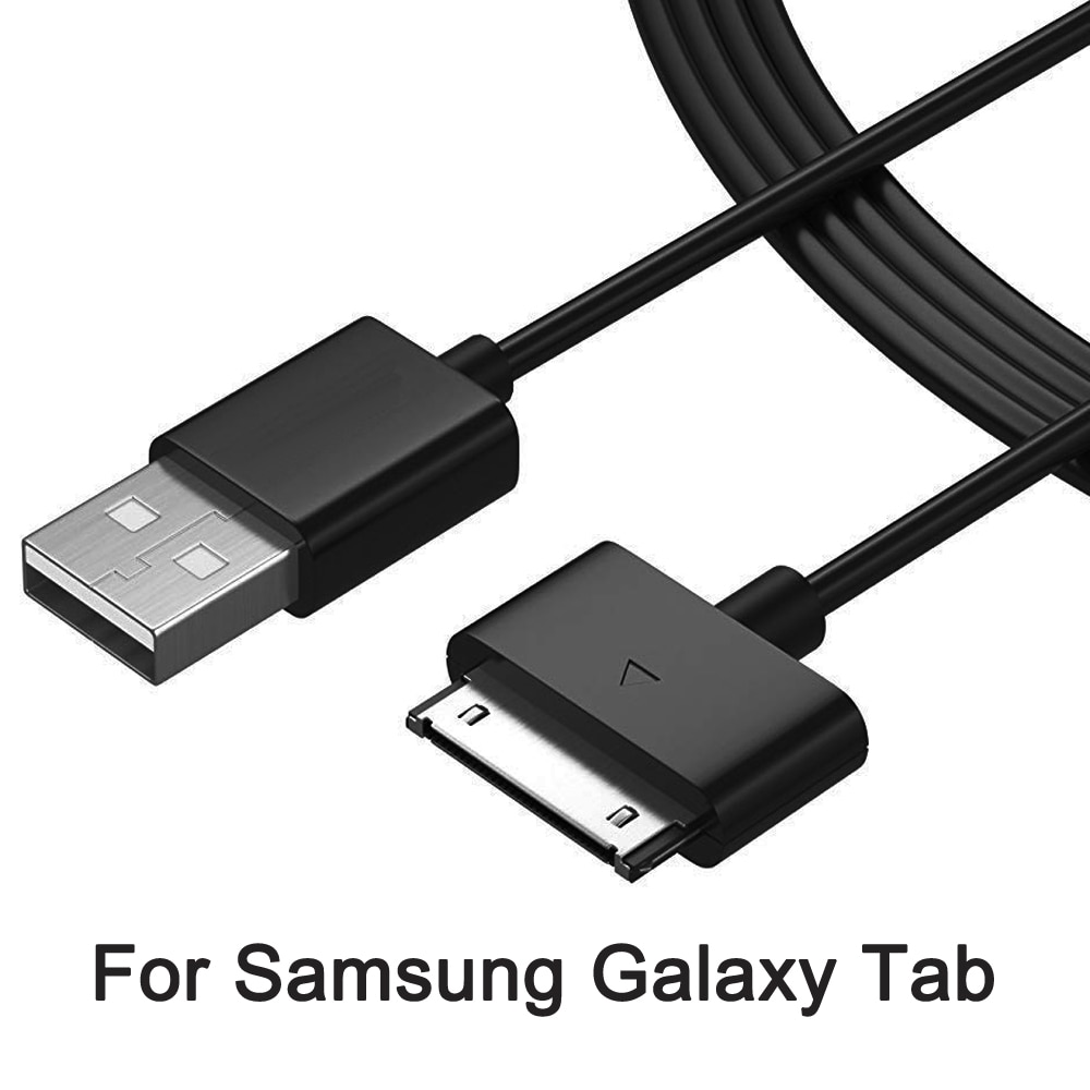 1M/2M Usb Charger Data Kabel Voor Samsung Galaxy Tab P1000 N8000 P5100 P5110 P7510 P7500 P7300 p6200 P6800 P3100 P1010