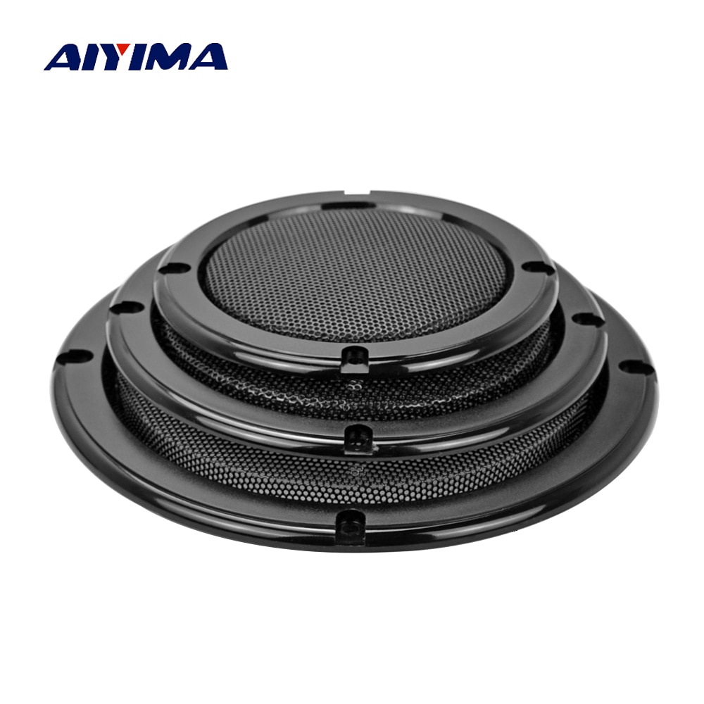 Aiyima 2 Stuks Audio Luidsprekers Altavoz Prtatil Beschermhoes 2/4/5/6.5 Inch Beschermende Mesh Netto Roosters Diy Auto Luidspreker Kolom